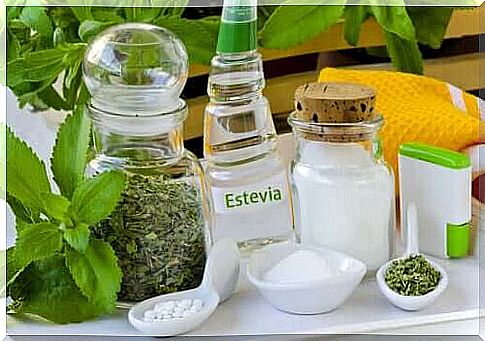 Use stevia instead of sugar to reduce calories in your dishes.