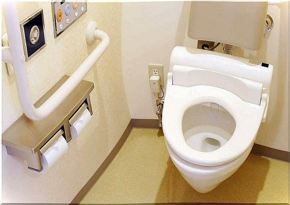 modern toilet