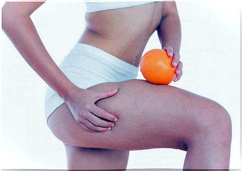 Treatment against cellulite with oranges