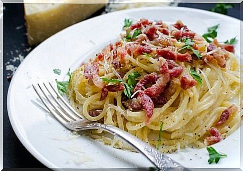 Spaghetti carbonara